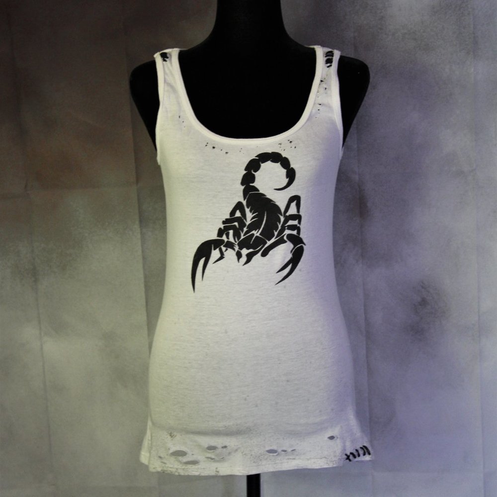 Scorpion Handmade Distressed Horror Destroyed